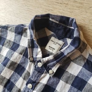 Murano Baird McNutt Linen Long Sleeve Men's Shirt